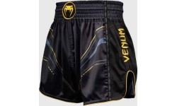 Venum Streamline Muay Thai Shorts - Black/Gold