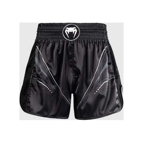 Venum Streamline Muay Thai Shorts - Black/White