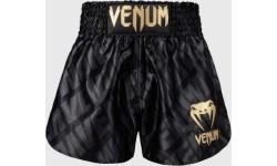 Venum Contender XT Muay Thai Shorts – Black/Gold