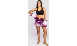 Venum Iris Muay Thai Shorts - Plum/white