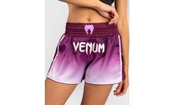 Venum Iris Muay Thai Shorts - Plum/white