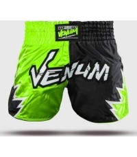 Venum Inferno 2.0 Muay Thai Shorts - Green/Black