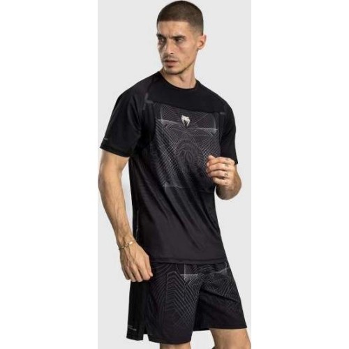 Venum G-Fit Air Men's Dry-Tech T-Shirt - Deep Black/Desert Sand