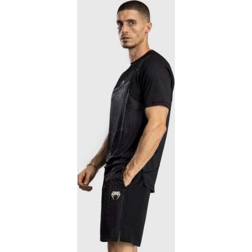 Venum G-Fit Air Men's Dry-Tech T-Shirt - Deep Black/Desert Sand