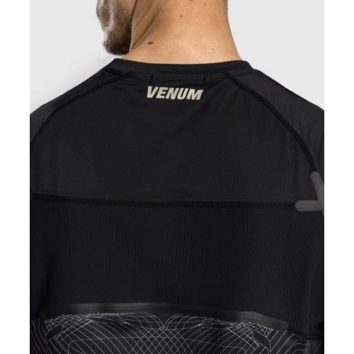Venum G-Fit Air Men's Dry-Tech T-Shirt - Deep Black/Desert Sand