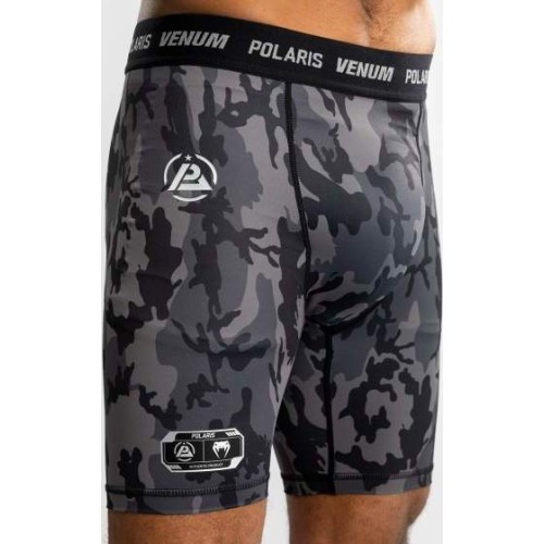 Venum x Polaris Vale Tudo Shorts - Black/Storm Grey
