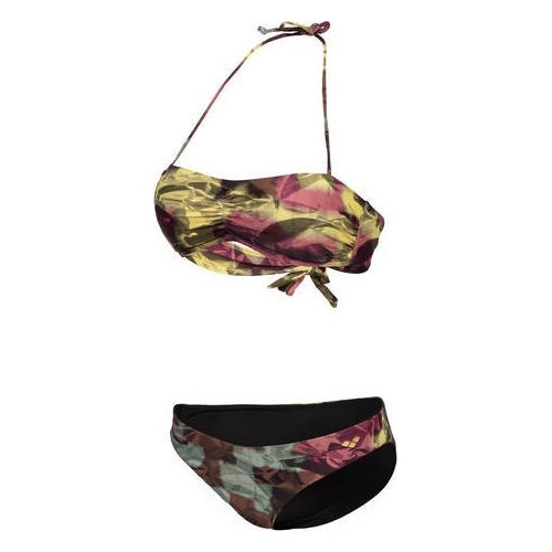 Bikini bandeau Arena Allover Red Fan 38 - 400