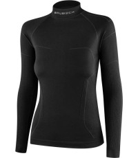 Women’s Thermal Motorcycle T-Shirt Brubeck Cooler LS1657W - Czarny