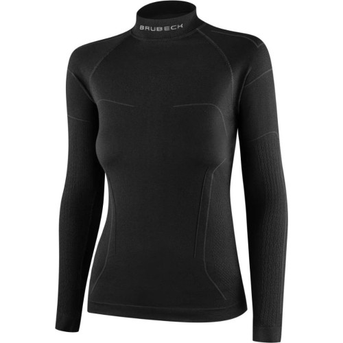 Women’s Thermal Motorcycle T-Shirt Brubeck Cooler LS1657W - Czarny