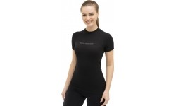 Women’s Short-Sleeved T-Shirt Brubeck 3D Run PRO - Czarny