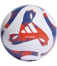 Piłka nożna Adidas Tiro League TSBE White Blue Red HT2422