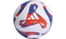 Piłka nożna Adidas Tiro League TSBE White Blue Red HT2422