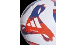 Piłka nożna Adidas Tiro League TSBE White Blue Red HT2422