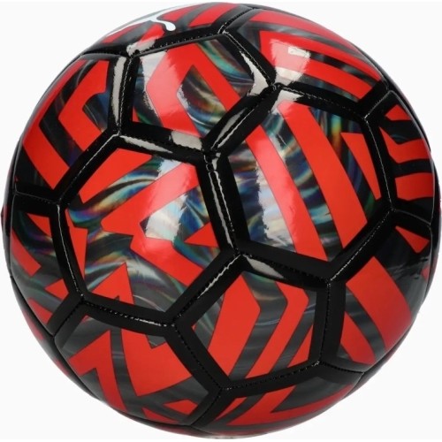 Piłka nożna Puma ACM Fan Ball czarno-czerwona 084043 01