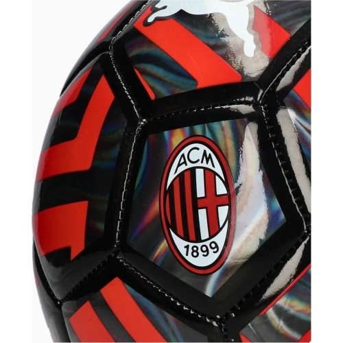Piłka nożna Puma ACM Fan Ball czarno-czerwona 084043 01