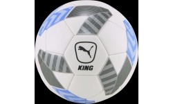 Puma Futbolo Kamuolys King Ball White Black Blue 083997 01