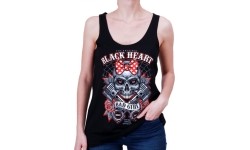 Damski podkoszulek BLACK HEART Bell Piston - Czarny