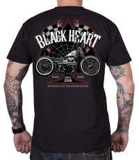 Koszulka BLACK HEART Chopper Race - Czarny