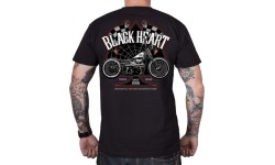 Koszulka BLACK HEART Chopper Race - Czarny
