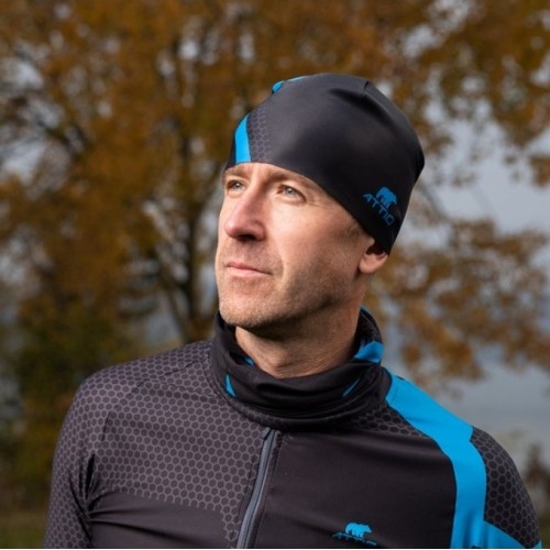 Czapka sportowa Attiq Lycra Thermo - Flowers