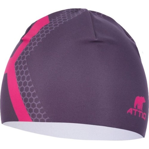 Czapka sportowa Attiq Lycra Thermo - Pionowy różowy