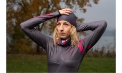 Sportowa czapka Attiq Lycra Thermo - Vertical Pink