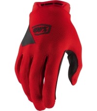 Rękawiczki rowerowe i motocrossowe 100% Ridecamp Red - Czerwony
