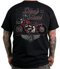 Koszulka BLACK HEART Red Baron Chopper - Czarny