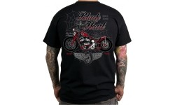 Koszulka BLACK HEART Red Baron Chopper - Czarny