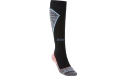 Damskie skarpety narciarskie Midweight+, czarno-koralowe, S - 227