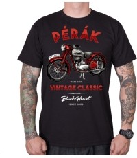 Koszulka BLACK HEART Pérák - Czarny