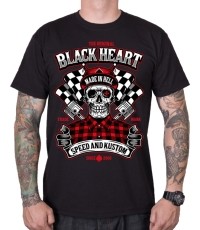 Koszulka BLACK HEART Speed and Kustom - Czarny