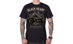 Koszulka BLACK HEART Motorcycle - Czarny