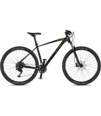 Rower górski 4EVER FRONTBEE 29” – 2025 - Perłowy czarny/zielony