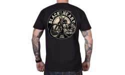 T-Shirt BLACK HEART Chopper King - Czarny