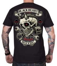 Koszulka BLACK HEART Liberty - Czarny