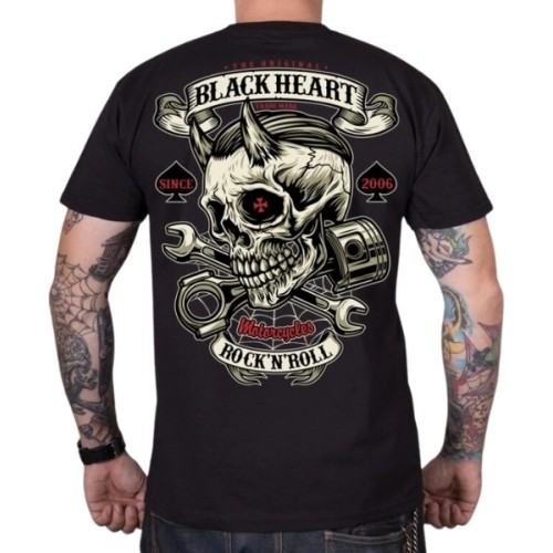 Koszulka BLACK HEART Liberty - Czarny