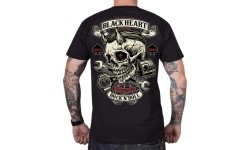 Koszulka BLACK HEART Liberty - Czarny