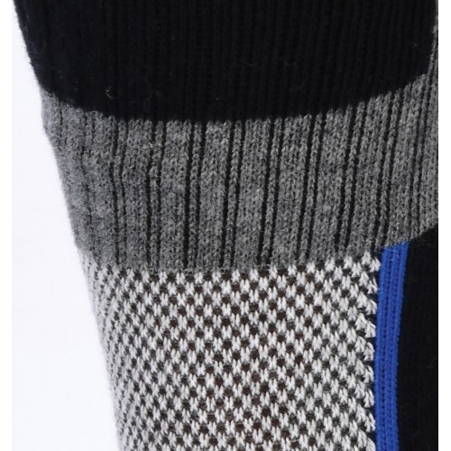 Skarpety Oxford Coolmax Oxsocks szaro-czarno-niebieskie