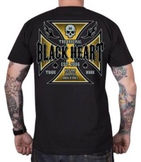 T-Shirt BLACK HEART Ruthless - Czarny