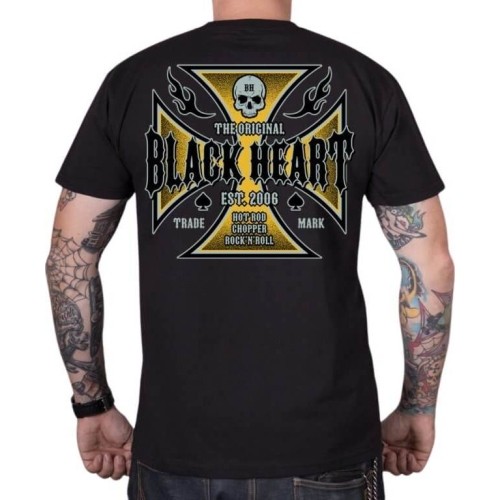 T-Shirt BLACK HEART Ruthless - Czarny