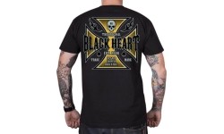 T-Shirt BLACK HEART Ruthless - Czarny