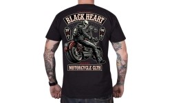 T-Shirt BLACK HEART Coffin - Czarny