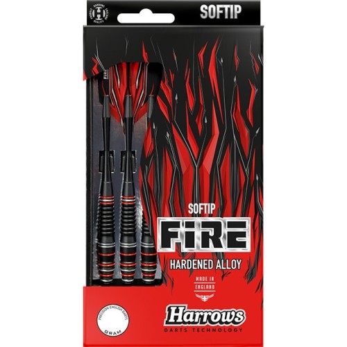 Rzutki do dart Harrows Fire Hardened Alloy Soft, 3 szt.