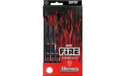 Rzutki do dart Harrows Fire Hardened Alloy Soft, 3 szt.