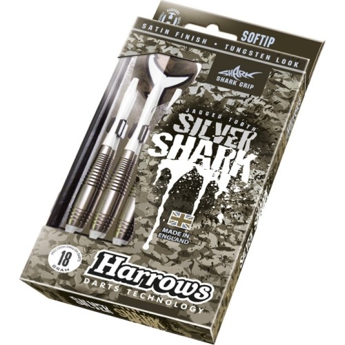 Rzutki do dart Harrows Silver Shark Soft, 3 szt.