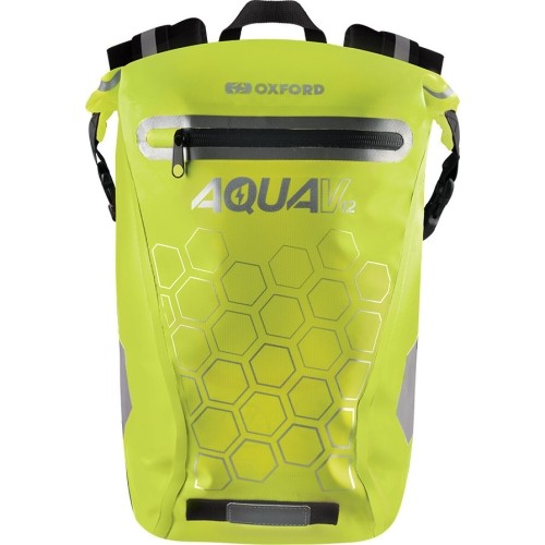 Wodoodporny plecak Oxford Aqua V12 12 l - Fluorescencyjny żółty