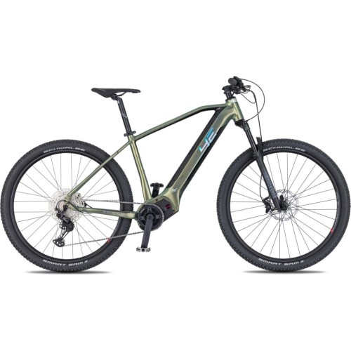 Elektryczny rower górski 4EVER Exstream PRO 820 Wh 29” 2025 - Wężowa zieleń/hologram