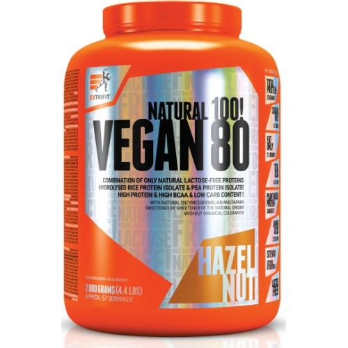 Extrifit Natural 100! Vegan 80 2000 g