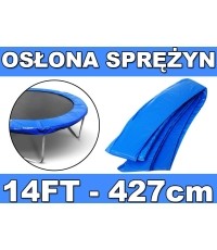 Osłona sprężyn do trampoliny 14FT, niebieska